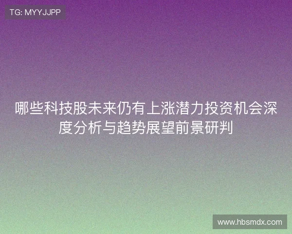 哪些科技股未来仍有上涨潜力投资机会深度分析与趋势展望前景研判
